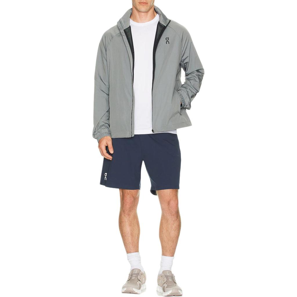 Куртка мужская с логотипом на корте, воротником-стойкой, рукавами реглан и длинными рукавами 1MF10872608