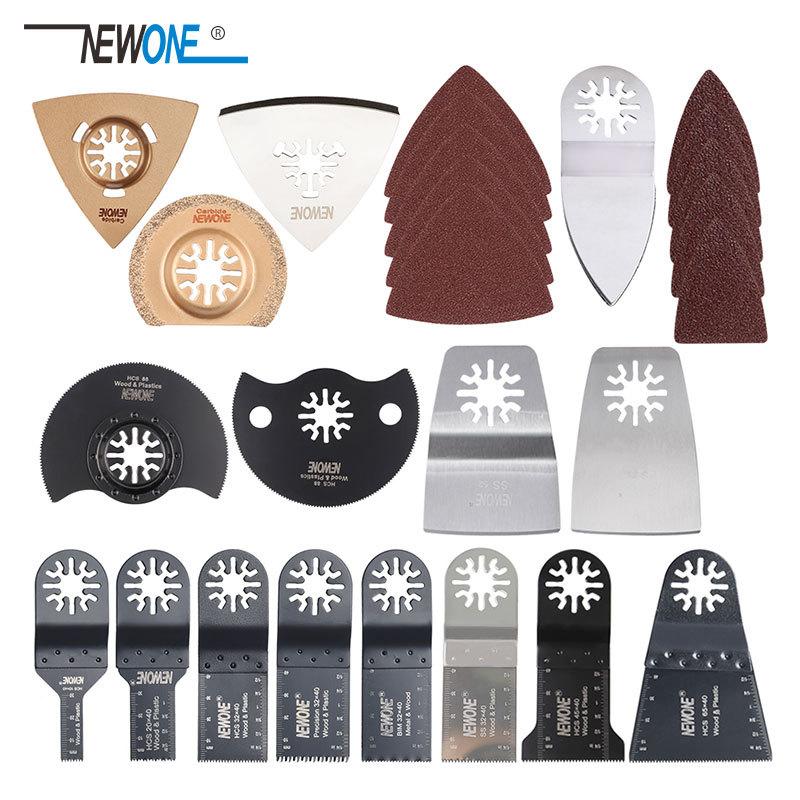 Popular 66 Pcs Oscillating Multi Tool Saw Blades Multi-function Trimmer Electric Saw Blades,Metal Cutting,Cut Wood