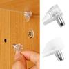 10/50Pcs Shelf Support Pegs Plastic Laminate Support Studs Cabinet Wardrobe Shelf Holder Pins Glass Plate Furniture Bracket Peg