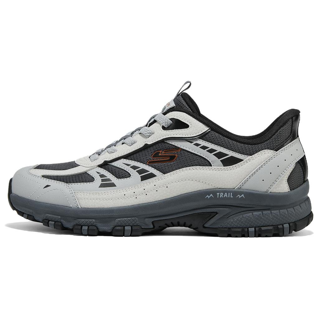 Skechers Уличные удобные универсальные амортизирующие прочные низкие походные ботинки Мужские походные ботинки Серый 237753C-GYOR