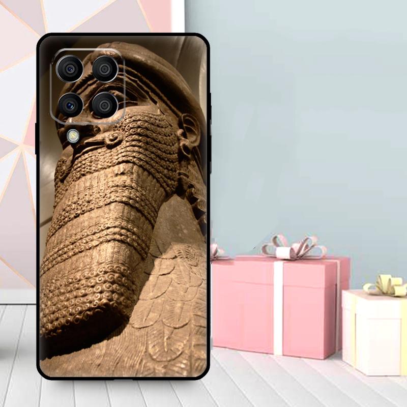 Ламассу Ассирийский Крылатый Лев Чехол Для Samsung Galaxy M16 M31 M21 M13 M33 M53 M15 M35 M55 M36 M56 M12 M32 M52 M14 M34 M54