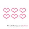 Self-adhesive Mosaic Love Car Sticker Car Heart Sticker  For Car/Laptop/Window/Motorcycle