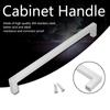 12 мм 304 нержавеющая сталь серебристая ручка для шкафа простой стиль мебель дверной аксессуар(288мм)