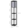 Floor Lamp Living Room with Shelf, Standing Lamp with E27 Socket for Living Room Bedroom, Excl. Light Bulb