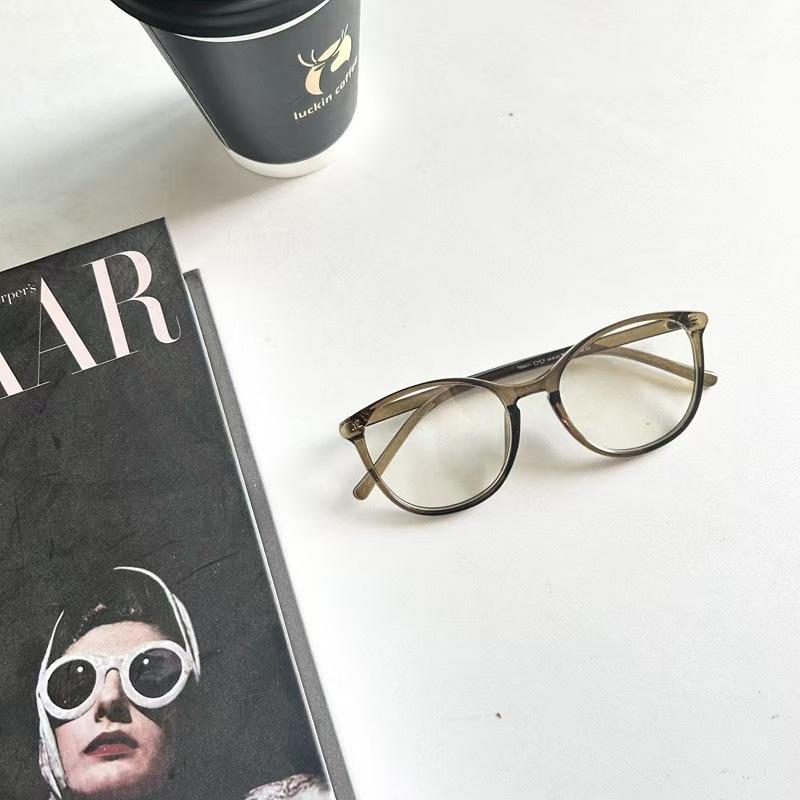 Ретро-очки с круглой оправой, мужские и женские артефакты без макияжа, квадратное круглое лицо, большое лицо, близорукость, тонкая оправа, партия оправ для очков с защитой от радиации