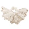 Ballet Skirt Lace Hair Tie Double Layer Ruffled Scrunchie With Invisible Elastic Core Hairpiece For Feminine Hairstyles