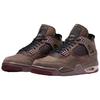 A Ma Maniére x Jordan Air Jordan 4 Нескользящие Устойчивые к истиранию Средние винтажные баскетбольные кроссовки Унисекс Коричневые IF3102-200