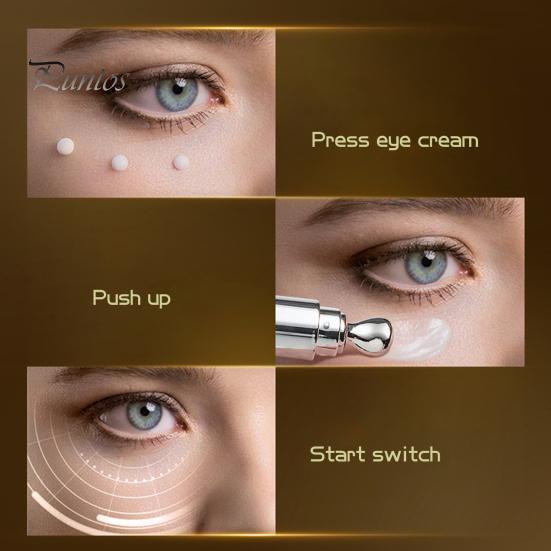 Крем для век, стирающий морщины, массажный, укрепляющий, питательный, быстро впитывающийся, мини-массажер для глаз для всех типов кожи