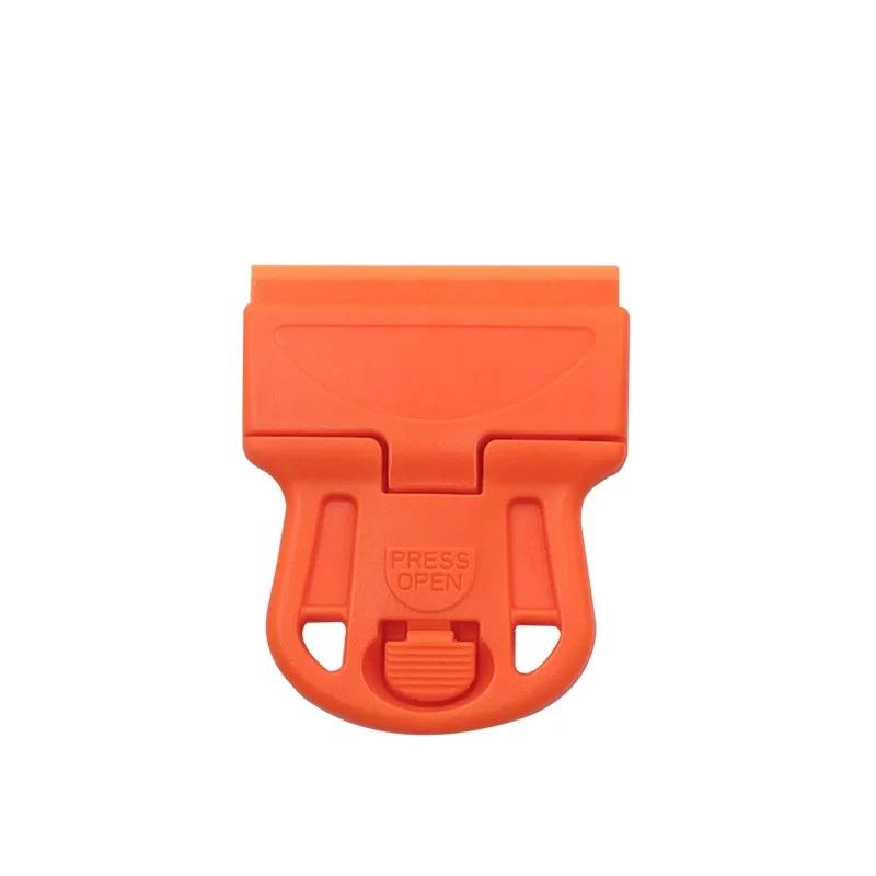 Scraper With A Blade One-Sided Razor Painting Scraper Holder Handle Standard Window Tinting Razor Scraper Tool Remover Cleaner