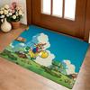 Classic Anime Game MM-Marios Character Floor Mat Cozy Flannel Soft Thick Non-Slip Mat For Living Room Bedroom Kitchen Decor Rugs