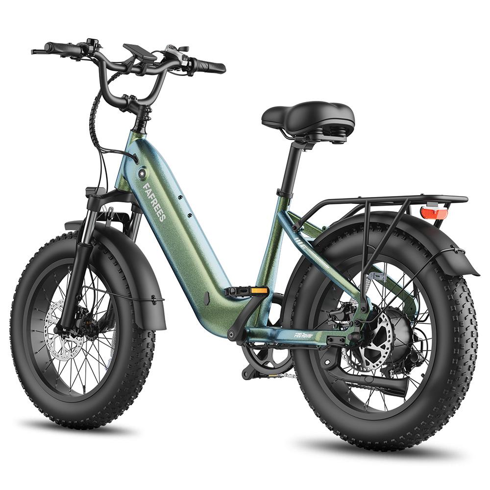 Electric Bicycle Fafrees F20 Rover 250W Motor Top Speed 25km/h 20"Fat Tire City Electric Bike 48V 20AH LCD Display 7 Speed Max Load 150Kg
