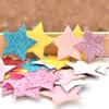 60Pcs Mixed Glitter Leather Patches Star Shape Applique for Craft/Clothes/Hairpin DIY Scrapbooking Accessories