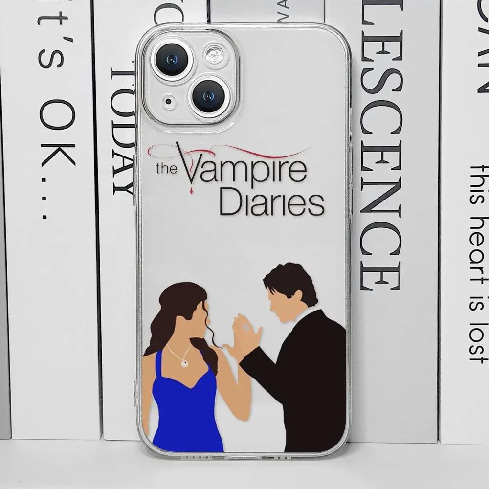 Чехол для телефона Damon из сериала Дневники вампира для IPhone 11 12 13 14 15 16 Pro Mini X XS MAX 7 8 Plus Горячий ТВ-сериал Ударопрочный чехол Fundas