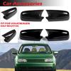 Rhyming Rearview Mirror Cover Wing Mirror Housing Caps Horn Fit For VW Golf 4 MK4 GTI R 1997-2004 Bora Jetta Passat B5