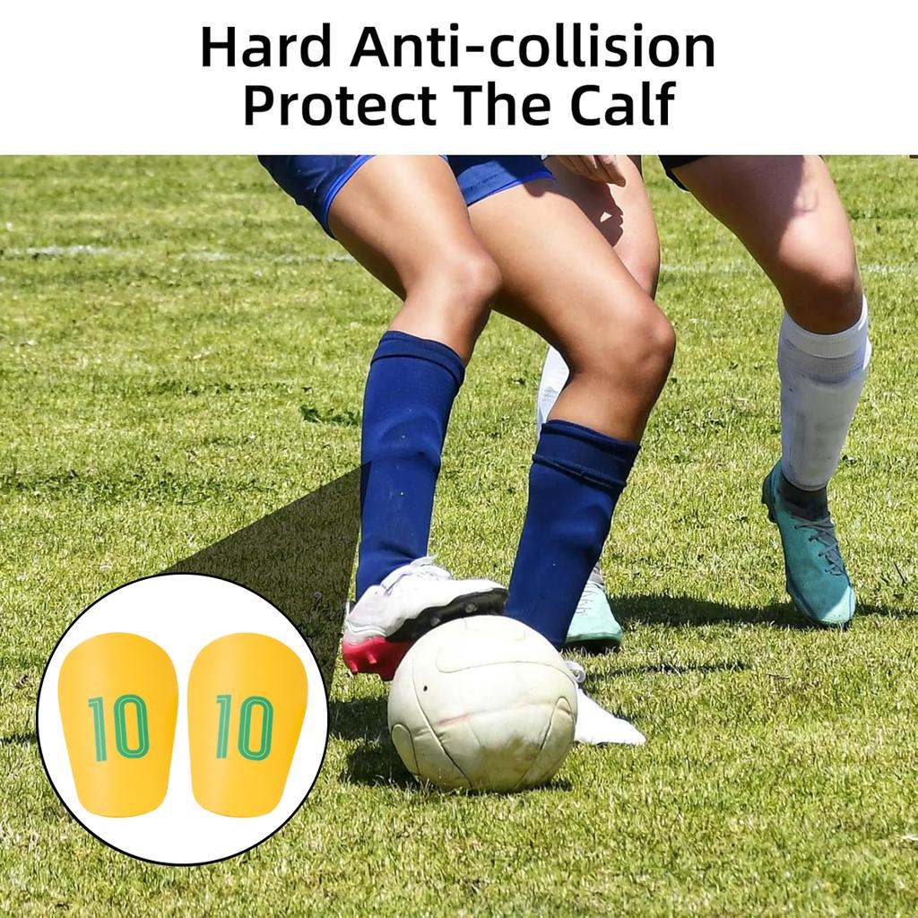 Lightweight Comfortable Football Shin Guards for Adults and Teenagers Protective Leg Guards for Football Players