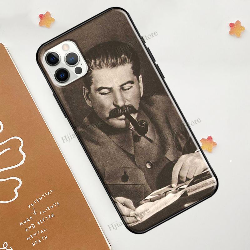 СССР Иосиф Сталин Для iPhone 12 13 mini 11 Pro Max Чехол для телефона Для iPhone 7 8 Plus X XR XS Max SE 2020 Coque