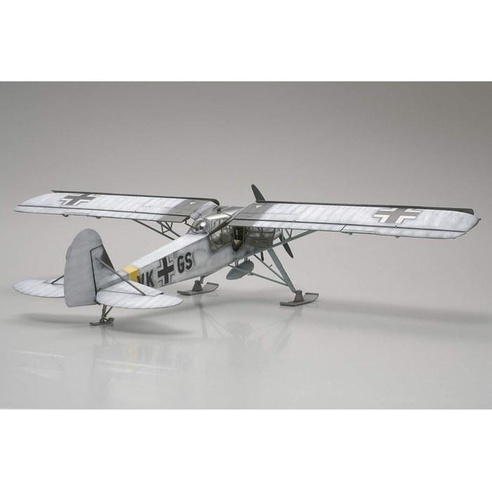 Tamiya 1/48 Masterpiece Series No.100 Luftwaffe Fieseler Fi156C Storch Plastic Model 61100 Gray 7.3 Inches