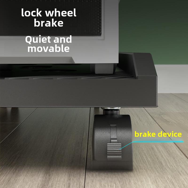 Регулируемая охлаждающая подставка для настольного ПК с полкой для хранения