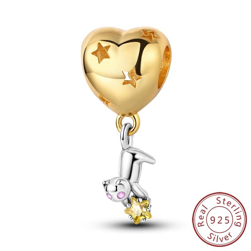 Оригинальные Шармы Бусины Медь Золотой Бант Леопард Кошка Собака Подсолнух Бусины Подходят для Подвески Браслет Женские Ювелирные Изделия Подарок