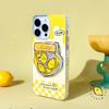 Magnetic Stand Phone Case Compatible Compatible for iPhone15 14 13 12 11promax Xsmax Xr 7 8plus Yellow Lemon