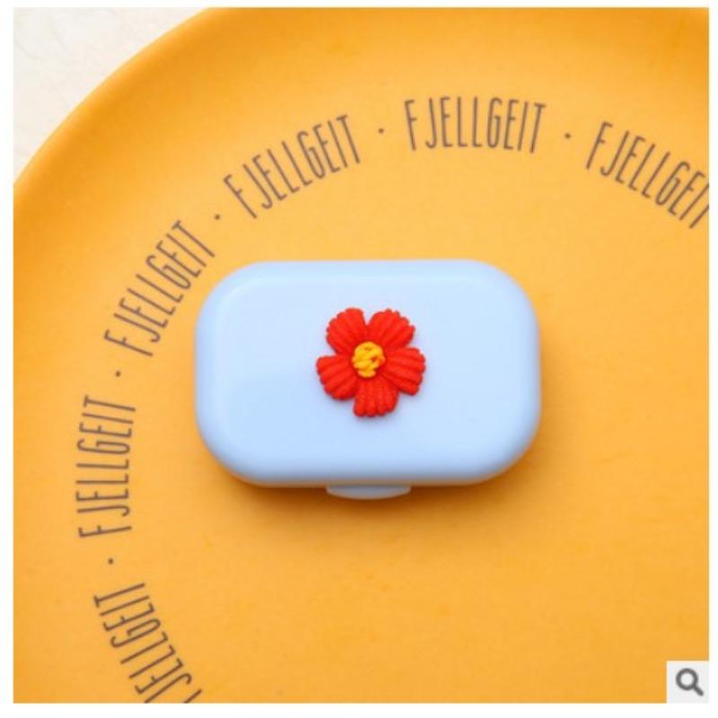 1 шт. Ins Letter Print Футляр для контактных линз Коробка-компаньон для контактных линз Beauty Eye Box Портативная коробка для контактных линз с зеркалом и пинцетом