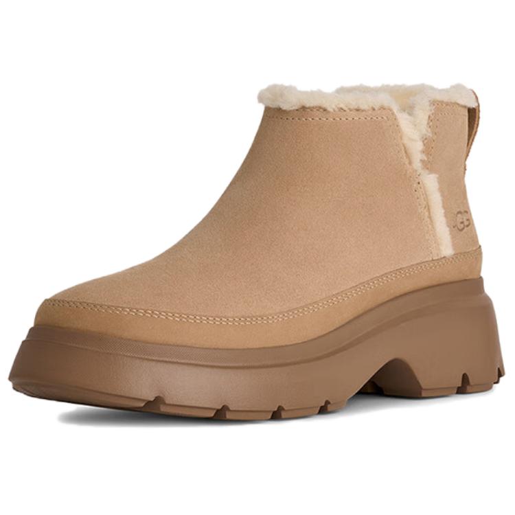 UGG Calimuze Ультра Мини Слипоны на Флисовой Подкладке, Минималистичные Модные Снегоступы Женские Песочные 1174495-SAN