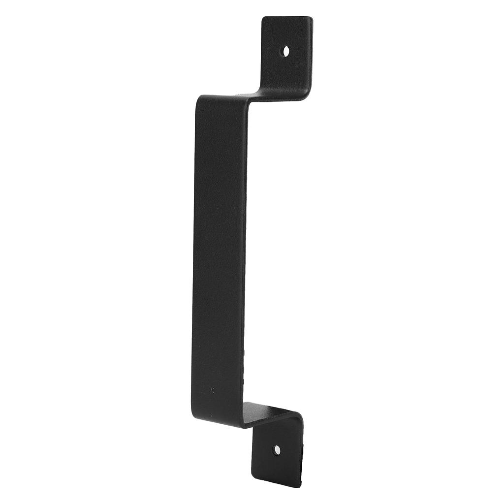 Black Door Handle Carbon Steel Barn Right Angle Handle Pull for Barn Home Cabinet Shed