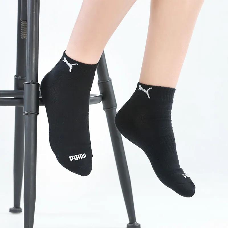PUMA Ankle Socks Unisex 3 Pack Black (Unisex) Crew Socks 906965 01
