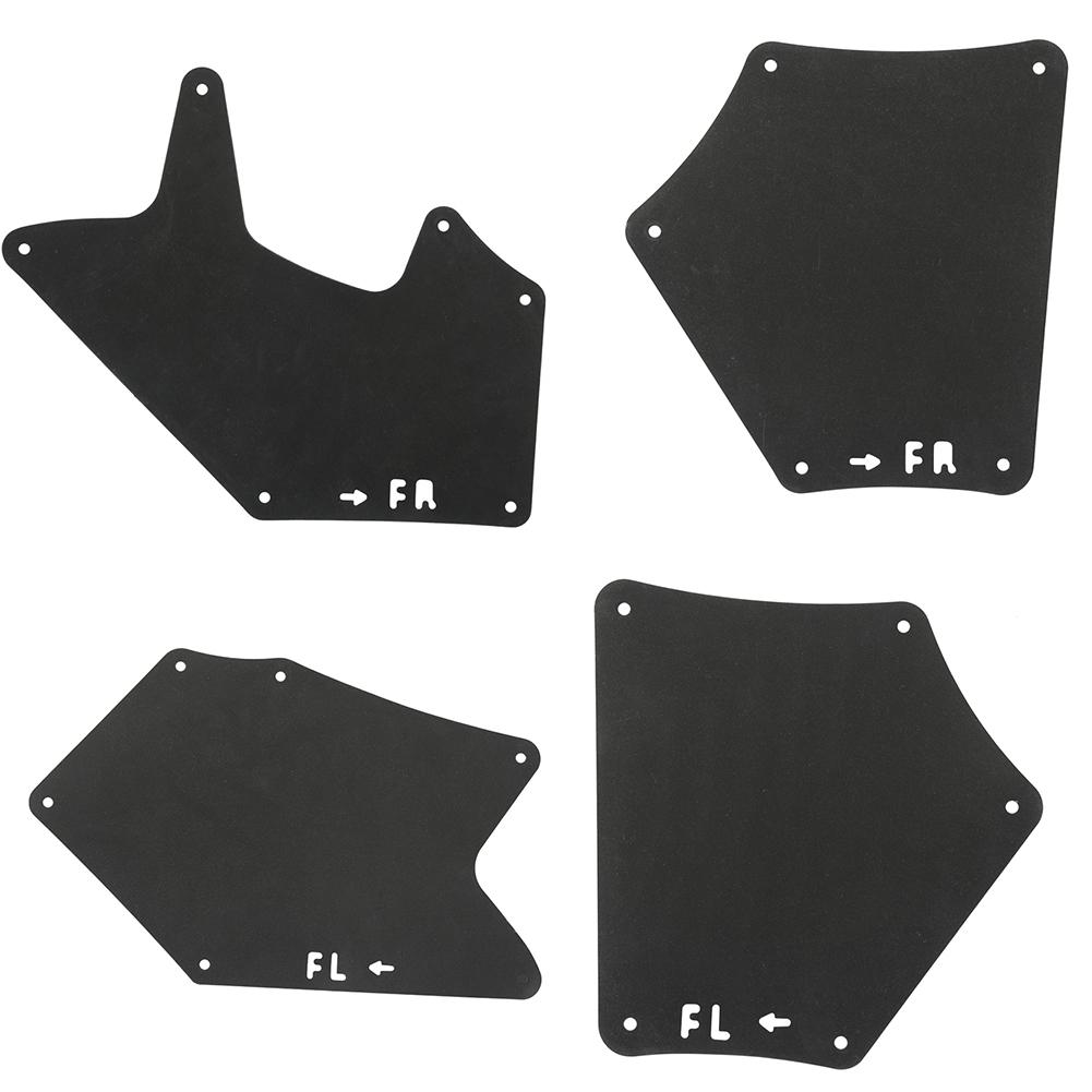 Резиновые брызговики, брызговики, передний левый и правый подкрылок, защитные уплотнители для Toyota Tundra 2014-2021 Sequoia 2008-2022