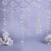 4 шт. прозрачные пузырьковые гирлянды для вечеринки в стиле русалки, плоские вырезы, подвесная лента для дня рождения, крещения, стены океана, детского душа, детской комнаты под морем