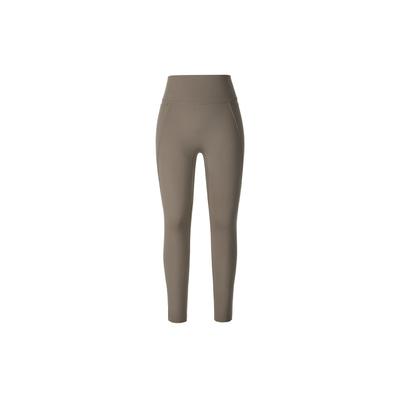 Женские леггинсы Dri-FIT Universal с высокой посадкой 7/8 Однотонные Модные Универсальные Удобные Повседневные брюки Женский низ Бежевый HQ6814233