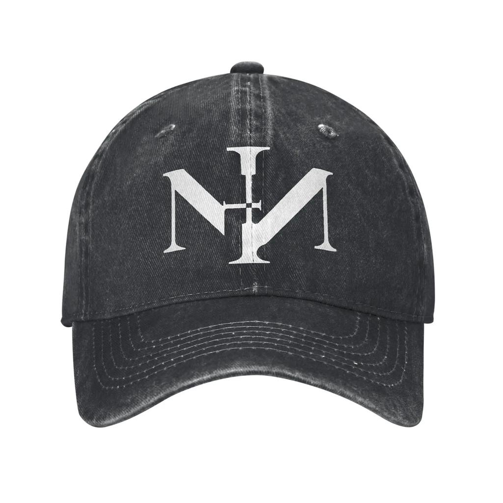 Логотип Sin Nin Nine Inch Nails Бейсболки Модные Потертые Джинсовые Кепки от Солнца Унисекс Для Тренировок на Открытом Воздухе Регулируемые Кепки Шляпа