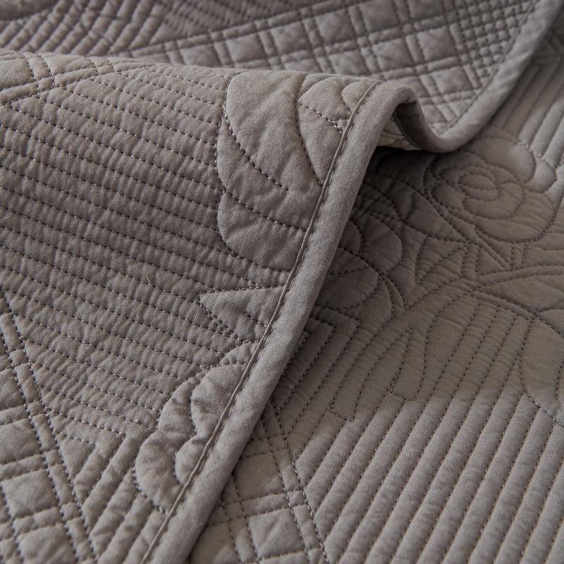 Solid Color Sofa Cushion Four Seasons Pure Cotton Non-Slip Couch Cushion Universal Modern Embroider Fabric Art Sofa Cover Cover