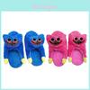 Плюшевые тапочки Huggy Wuggy из Poppy Playtime для взрослых и детей, мягкие и уютные, полузакрытый дизайн