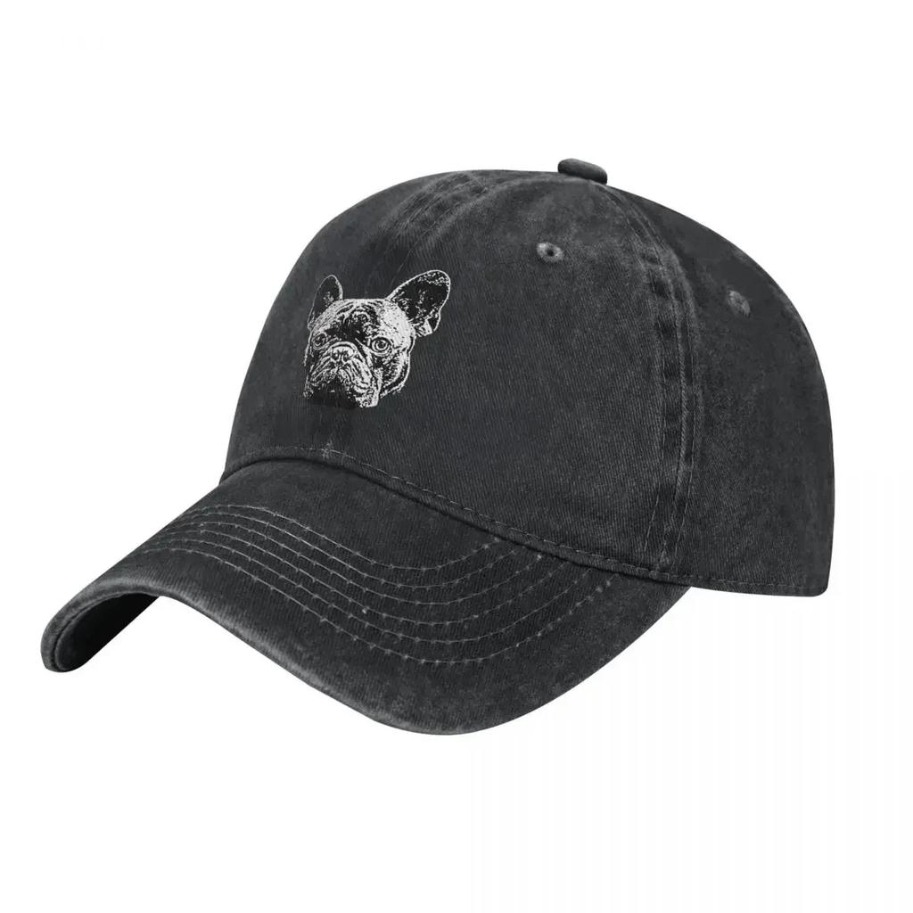 Cute French Bulldog Animal Baseball Cap Frenchie Dog Women Unisex Sunscreen Hip Hop Dad Hats Summer Tennis Skate Baseball Caps