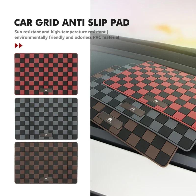 Car Dashboard Sticky Anti-Slip PVC Mat Anti-Slip Storage Pads For Citroen Grand Berlingo Jumper Celysee Xsara Picasso Aircross