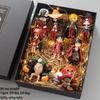 Ручная роспись фигурок One Piece в стиле Q: Набор украшений для торта: Луффи, Зоро, Эйс, Санджи, Чоппер