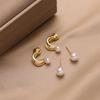 Women's French High-End Pearl Stud Earrings: Retro Luxury Design Bestseller