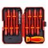 13pcs Magnetic Screwdriver Set with Interchangeable Bits - Durable Steel, Ideal for Electricians & DIY Repairs