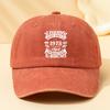 LEGENDS  Print Baseball Cap Unisex Fashion Versatile Hat Classic Retro Washed Outdoor Lightweight Curved Brim Cap Trucker