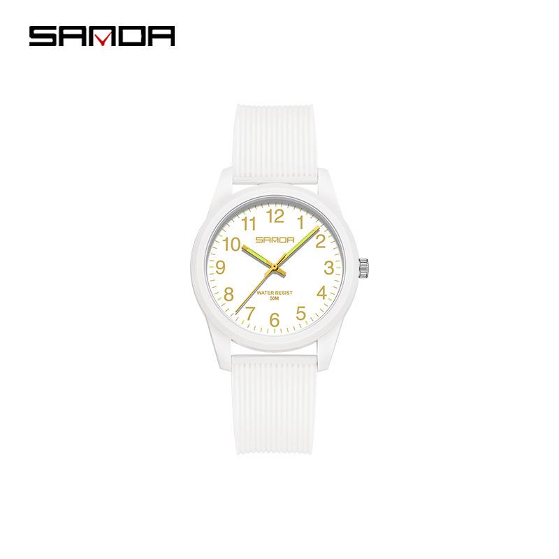 Sanda Creative Calendar Wristwatch for Students – Versatile Fashion Dial for Men & Women