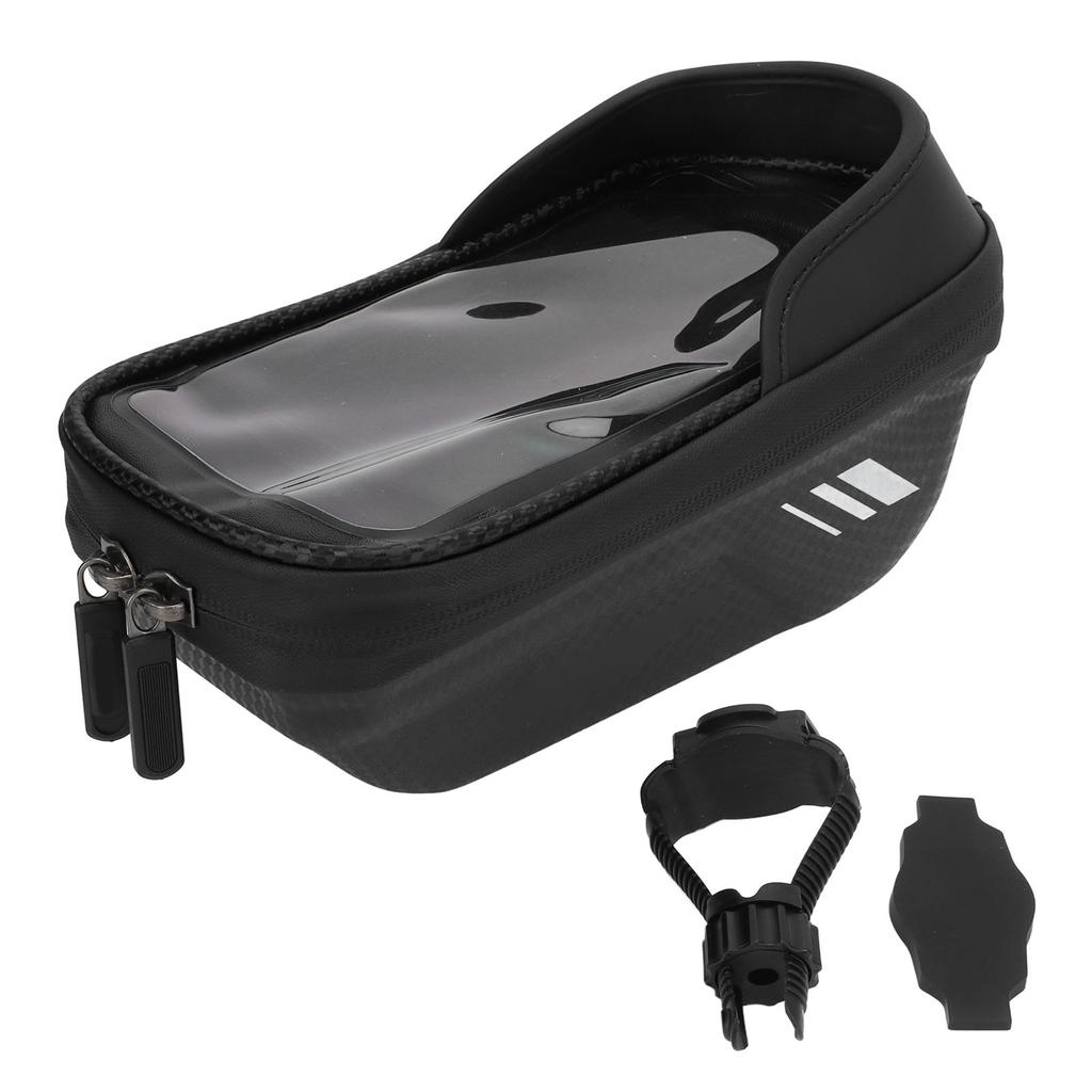 Bike Phone Bag EVA TPU Durable Sun Visor Waterproof Zipper Sensitive Touch Screen Bike Phone Holder