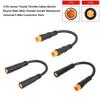 PE 3-pin Extension Cable Waterproof Electric Bicycle Wire Plug  Suitable for Electric Bicycle