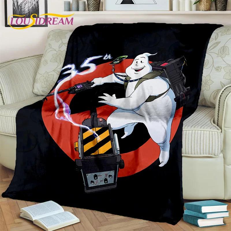 Одеяло G-Ghostbusters с героями мультфильмов, мягкое фланелевое одеяло для дома, спальни, кровати, дивана, пикника, офиса, пешего туризма, отдыха, сна, подарок