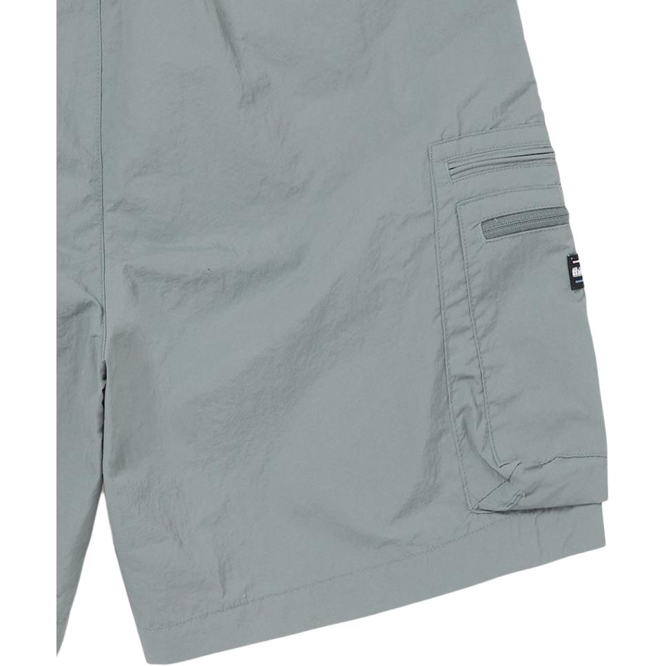 Thisisneverthat SS26 Mountain Shorts Dark Sage Design Label Slanted Front Pocket Cargo Shorts Unisex Shorts TN261WSORS02DAS