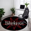 1 шт. Круглый коврик с логотипом группы Slipknot для офиса, Нескользящий, Мягкий и прочный офисный коврик для декора интерьера, Идеально подходит для офиса yy250915077