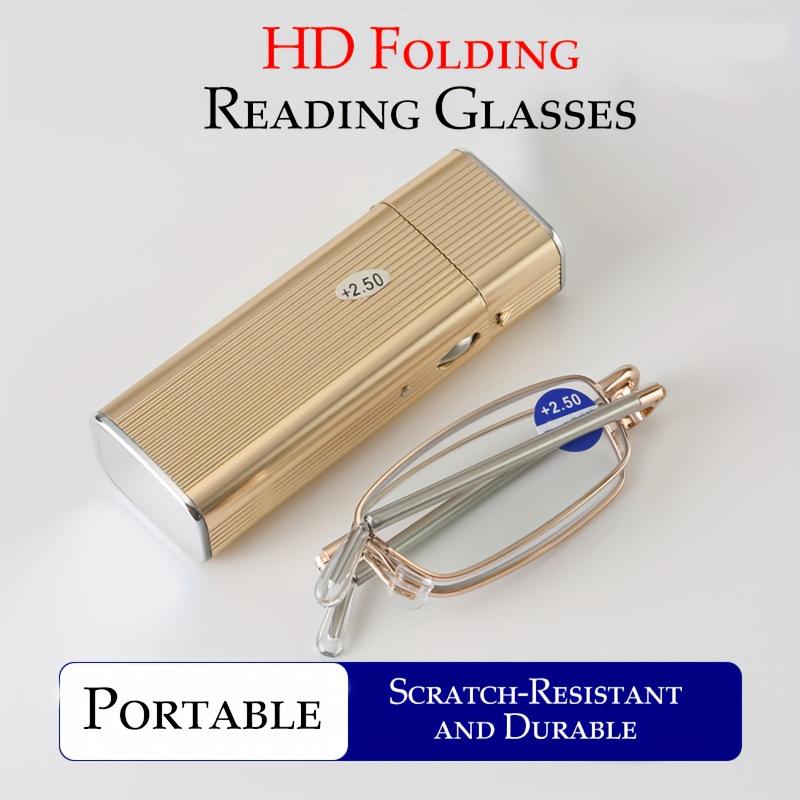 [Легкие Ультралегкие Сплавные Очки для Чтения] Складные Портативные Легкие Стильные Ультралегкие Сплавные Очки для Чтения