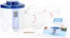 TANICA Yogurtia S Glass Container Set (Blue) with Temperature Control (25-70°C), Timer, and Buzzer, 1100ml, YS-01G-B