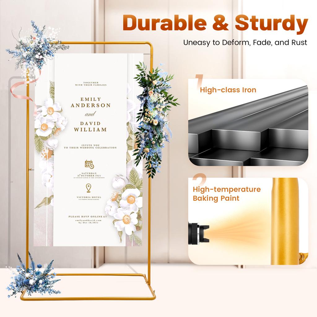 Flower Balloon Backdrop Stand Wedding Decoration Popular Metal Board Bracket Decoracion Boda Western Party