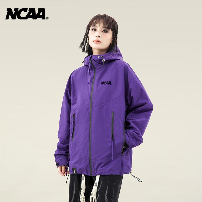 Куртка на молнии с капюшоном в американском ретро-стиле NCAA